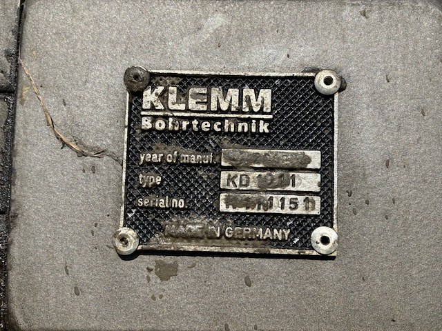 1992 klem kr806d horizontale boormachine - afbeelding 39 van  44