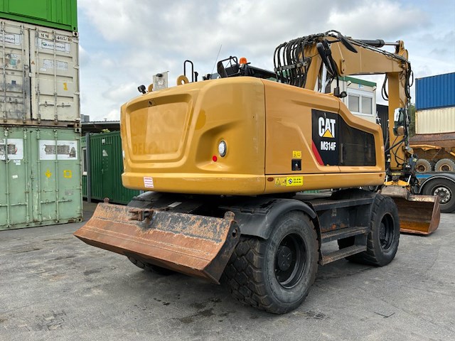 2017 caterpillar m314f banden graafmachine - afbeelding 2 van  44