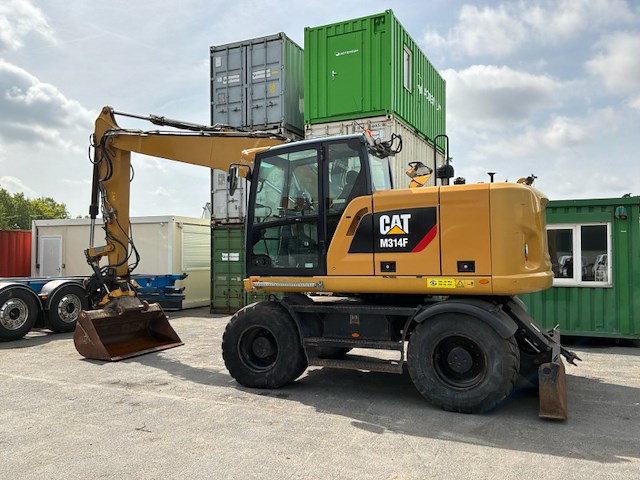 2017 caterpillar m314f banden graafmachine - afbeelding 23 van  44