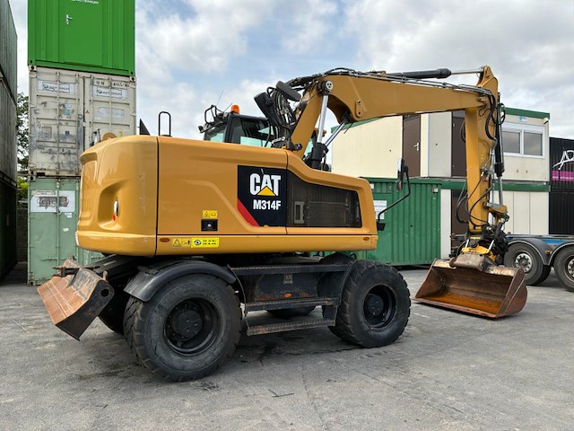 2017 caterpillar m314f banden graafmachine - afbeelding 41 van  44
