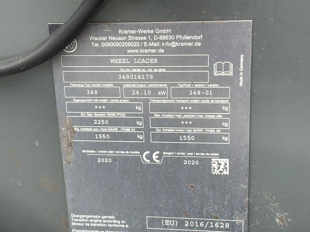2020 kramer 5035-348 wiellader - afbeelding 17 van  24