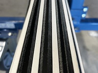 Compleet glazen schuifdeursysteem 5 deurs, veiligheidsglas 10 mm, 3980 mm breed, 5 stuks deuren 820 mm 2000 mm hoog, antraciet lichtgrijs ral 7016 — foto 13